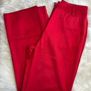 NWT Red Silk like pants | Size Small​